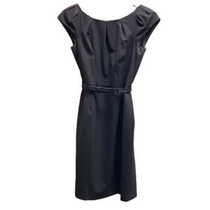 BANANA Republic pleated cocktail dress capped sleeve